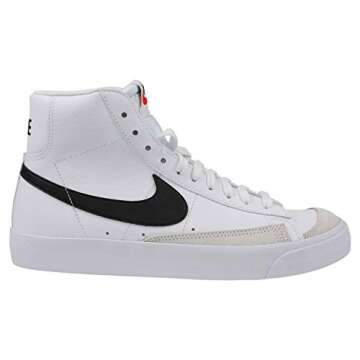 Nike Youth Blazer Mid '77 (GS) DA4086 100 White/Black - Size 5.5Y