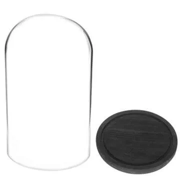 MyGift Decorative Glass Bell Jar Display Case - Perfect for Keepsakes