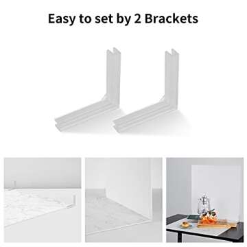 Youngerfoto Double Sided Photography Backdrop Boards Kit