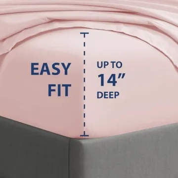 Soft Hypoallergenic Microfiber Bedding Sheet Set - Blush