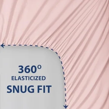 Soft Hypoallergenic Microfiber Bedding Sheet Set - Blush