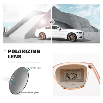 TIANYESY Polarized Sunglasses Classic Unisex Style 100% UV Protection