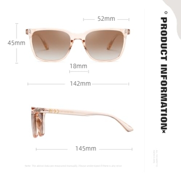 TIANYESY Polarized Sunglasses Classic Unisex Style 100% UV Protection