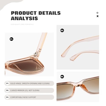 TIANYESY Polarized Sunglasses Classic Unisex Style 100% UV Protection