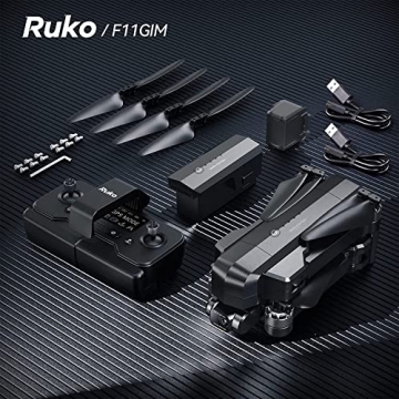 Ruko F11GIM Drone 4K Camera with 56 Min Flight Time