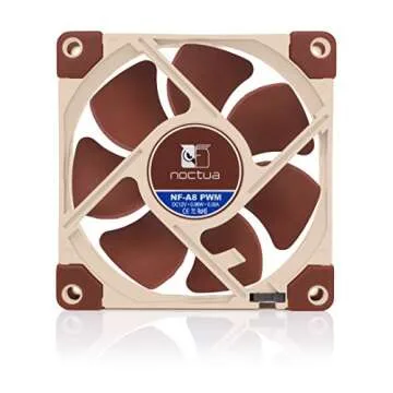 Noctua NF-A8 PWM, Premium Quiet Fan, 4-Pin (80mm, Brown)