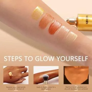XIFEPFR Body Shimmer Oil for Radiant Skin Glow