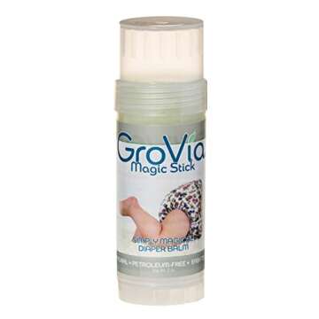 GroVia All Natural Magic Stick Baby Diaper Balm 2 oz