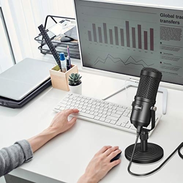 Affordable Aokeo USB Microphone for Recording and Streaming