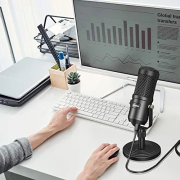 Affordable Aokeo USB Microphone for Recording and Streaming