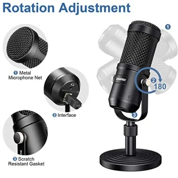 Affordable Aokeo USB Microphone for Recording and Streaming