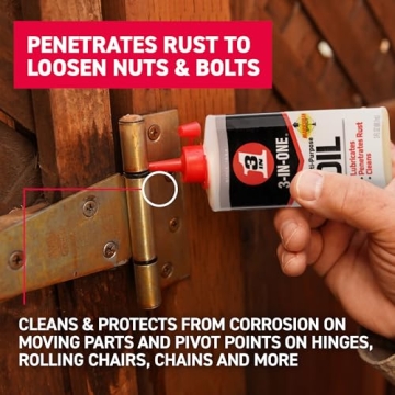 3-IN-ONE Multi-Purpose Oil 3 OZ Ideal for Home and Tools