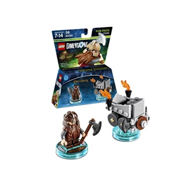 LEGO Dimensions Lord of the Rings Gimli Fun Pack