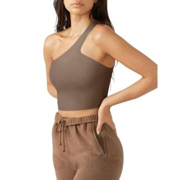 Sexy Crop Tops Sports Bras Sleeveless Backless Workout Tops Medium High Support Athletic Running Bra...