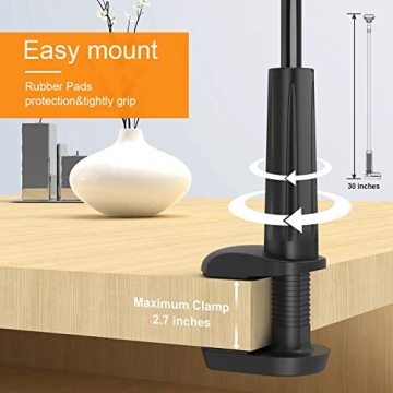 SHAWE Gooseneck Phone Holder - Flexible & Adjustable Clamp