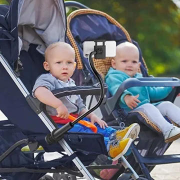 SHAWE Gooseneck Phone Holder - Flexible & Adjustable Clamp