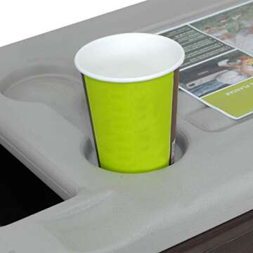 AMES Lawn Buddy Cart with Seat and Storage