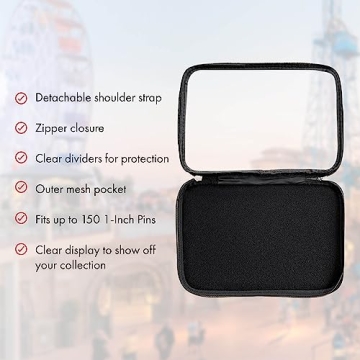 PinFolio Show Pin Display Bag for Enamel Pin Trading