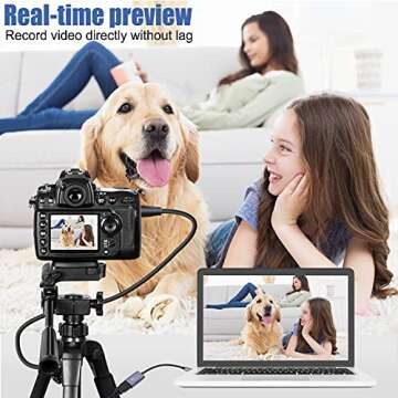 Guermok Video Capture Card - 4K 1080P 60FPS HDMI to USB C for Gamers