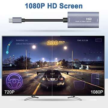 Guermok HDMI Video Capture Card 1080P 60FPS Streaming