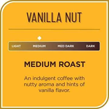Don Francisco's Vanilla Nut Medium Roast Coffee Pods - 12 K Cups Compatible with Keurig Brewers - 10...