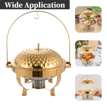 8.5Qt Stainless Steel Buffet Chafing Dishes Set of 4