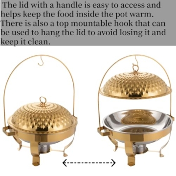 8.5Qt Stainless Steel Buffet Chafing Dishes Set of 4