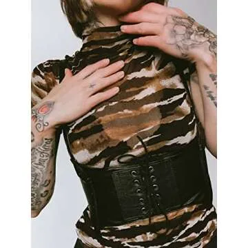 Scarlet Darkness Women Fashion Waist Belt with Suspenders