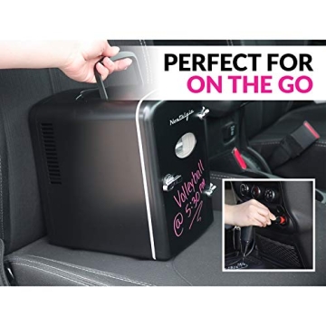 Stylish Nostalgia Mini Fridge Keeps Food Cool and Warm