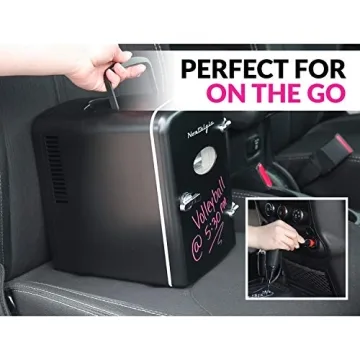 Stylish Nostalgia Mini Fridge Keeps Food Cool and Warm