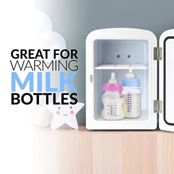 Stylish Nostalgia Mini Fridge Keeps Food Cool and Warm