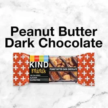 KIND Minis, Peanut Butter Dark Chocolate, 0.7 Oz (Pack Of 10)