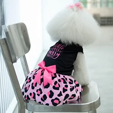 CuteBone Sassy Pants Velvet Dress for Small Dogs
