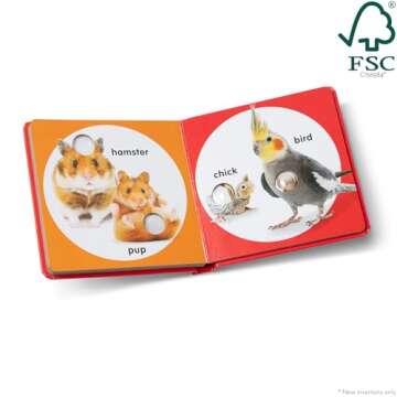 Melissa & Doug Children’s Book – Poke-a-Dot: Pet Families (Board Book with Buttons to Pop)