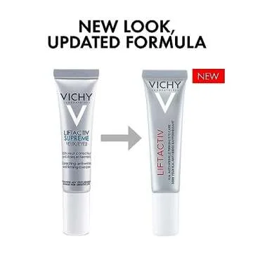 Vichy LiftActiv Supreme Anti Wrinkle Eye Cream, Firming Eye Cream with Caffeine for Dark Circles & P...