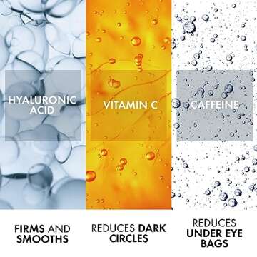 Vichy LiftActiv Supreme Anti Wrinkle Eye Cream, Firming Eye Cream with Caffeine for Dark Circles & Puffiness, Ophthalmologist Tested, 0.51 Fl Oz (Pack of 1)