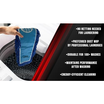 Heavy-Duty Closed-Loop Dust Mops - 36 Inch Pack of 6