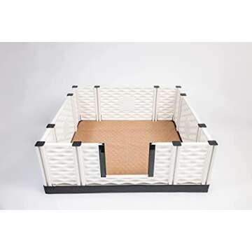 EZwhelp Reusable Dog Pee Pads - Waterproof Training Pads for Dogs - Washable & Sanitary - Rounded Corners - Laminated, Lightweight, Durable - Pet Essentials for Puppy Training and Whelping - 36" x 34"