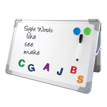 Flipside Products Magnetic Double-Sided Desktop Easel - Portable, Durable and Versatile!