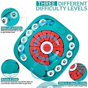 Interactive Treat Dispensing Puzzle Toy for Pets