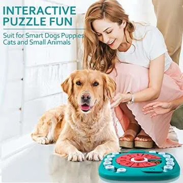 Interactive Treat Dispensing Puzzle Toy for Pets