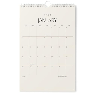 Karto Wall Calendar 2025 - Vertical 11x17 inch Runs Until June 2026 - Boost Your Productivity and Ea...