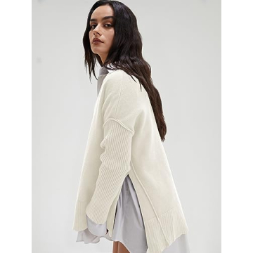 Deep Self Oversized V Neck Sweater Fall 2024 Fashion