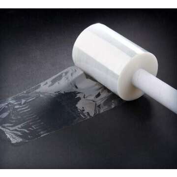 Gpack 5" x 1,000 FT - 80 Gauge Shrink Film. Shrink Mini Wrap with Dispenser, Pallet Wrap, Stretch Film Plastic Wrap for Moving, Industrial Strength Hand Stretch Wrap