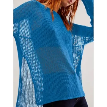 Stylish SuperPrity Crochet Knit Sweater for Summer Wear