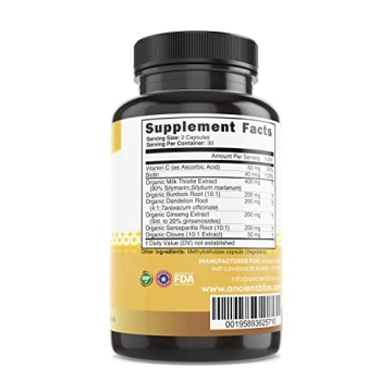 Premium Liver Detox & Support Supplement with Milk Thistle