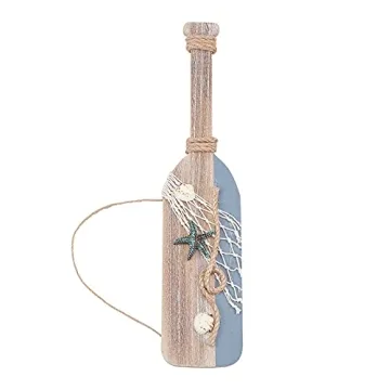 PH PandaHall Wooden Oar Wall Decor Paddle Home Decor Beach Theme Home Decoration Hanging Wall Decor ...