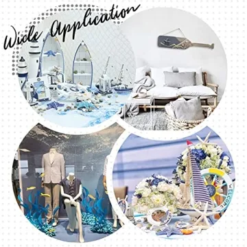 PH PandaHall Beach-Themed Wooden Oar Wall Decor