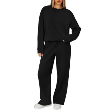 XIEERDUO 2 Piece Women Sweat Set for Fashion and Comfort