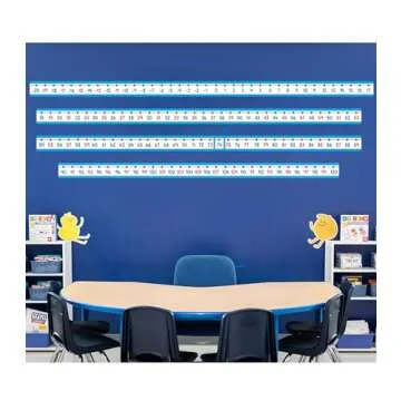 Carson Dellosa 42pc Number Line for Classroom Wall, -20-120 Number Line With Color-Coded Numbers & Number Line Accents for Bulletin Board, Math Classroom Décor & Teaching Supplies